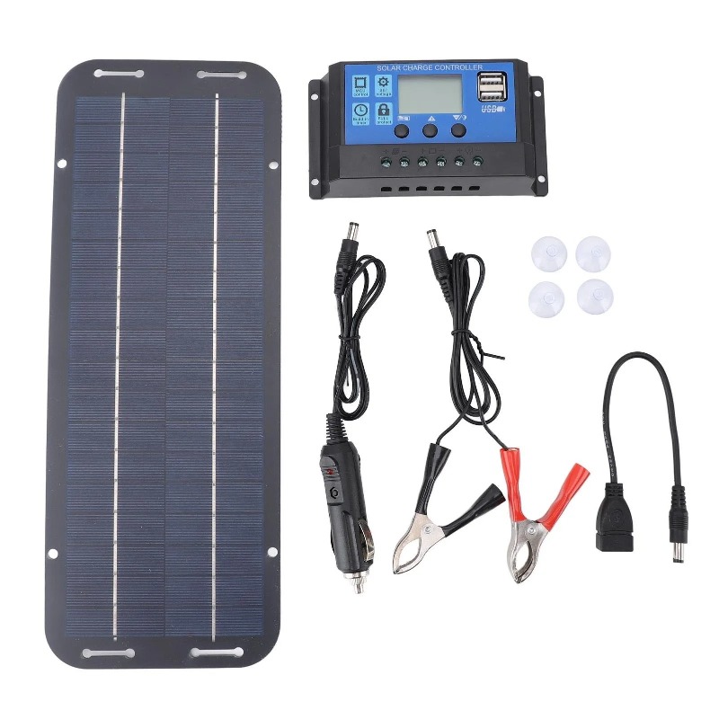 Charge Controller Solar - Kit de chargeur solaire flexible 6W