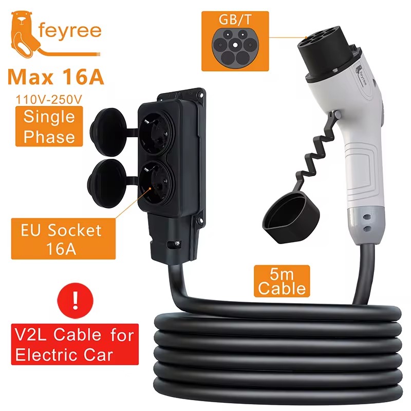 Outdoor Power Station - Câble de décharge Feyree V2L, prise