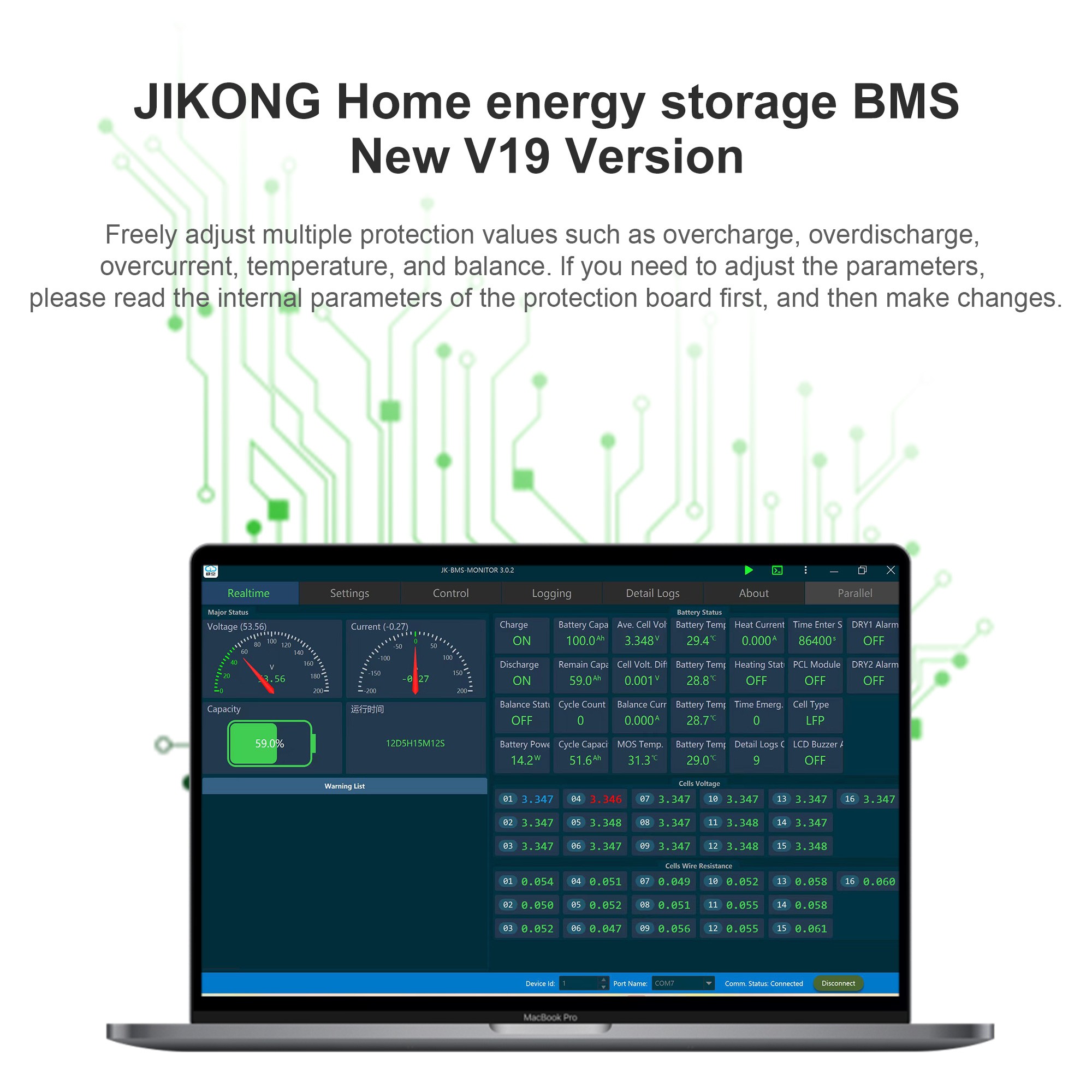 JIKONG JK BMS PB2A16S15P Smart - Power Inverter avis et prix